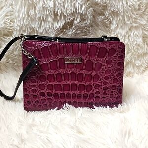 Miche Bags Petite Mini Lily Shell High Gloss Croc Embossed Faux Leather SILD OUT